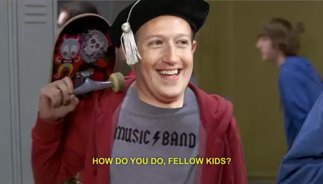 Facebook CEO as a GenZ