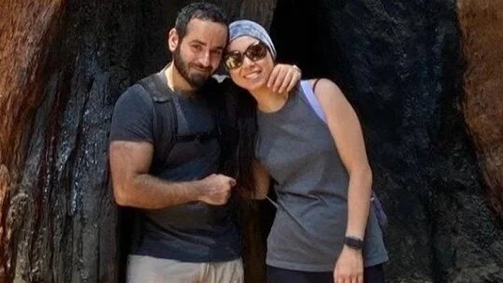 Tigran Gambaryan and his wife, Yuki