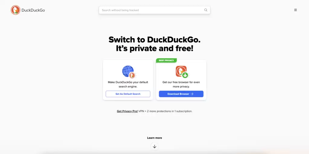 DuckDuckGo Search vs Google Search