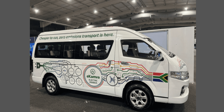 eKamva Electric minibus in South Africa